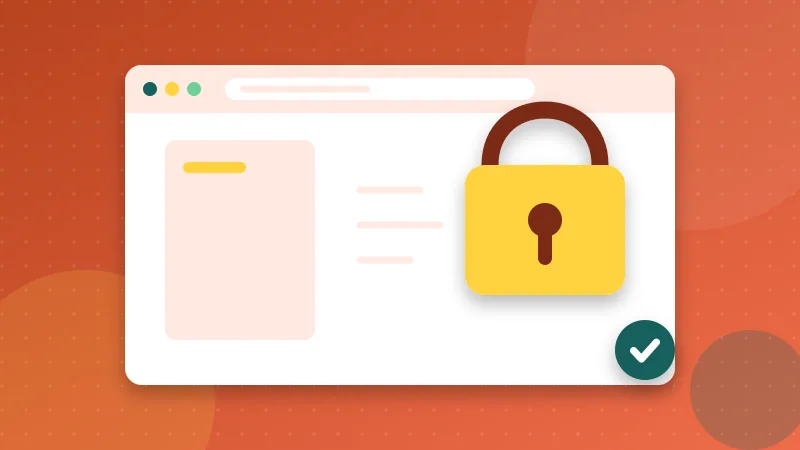 A PDF document behind a padlock in a browser window