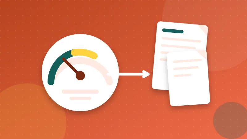 A heavy-file gauge beside stacked PDF pages